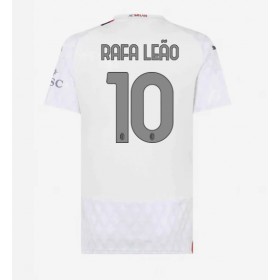 AC Milan Rafael Leao #10 Borta Kläder Dam 2023-24 Kortärmad